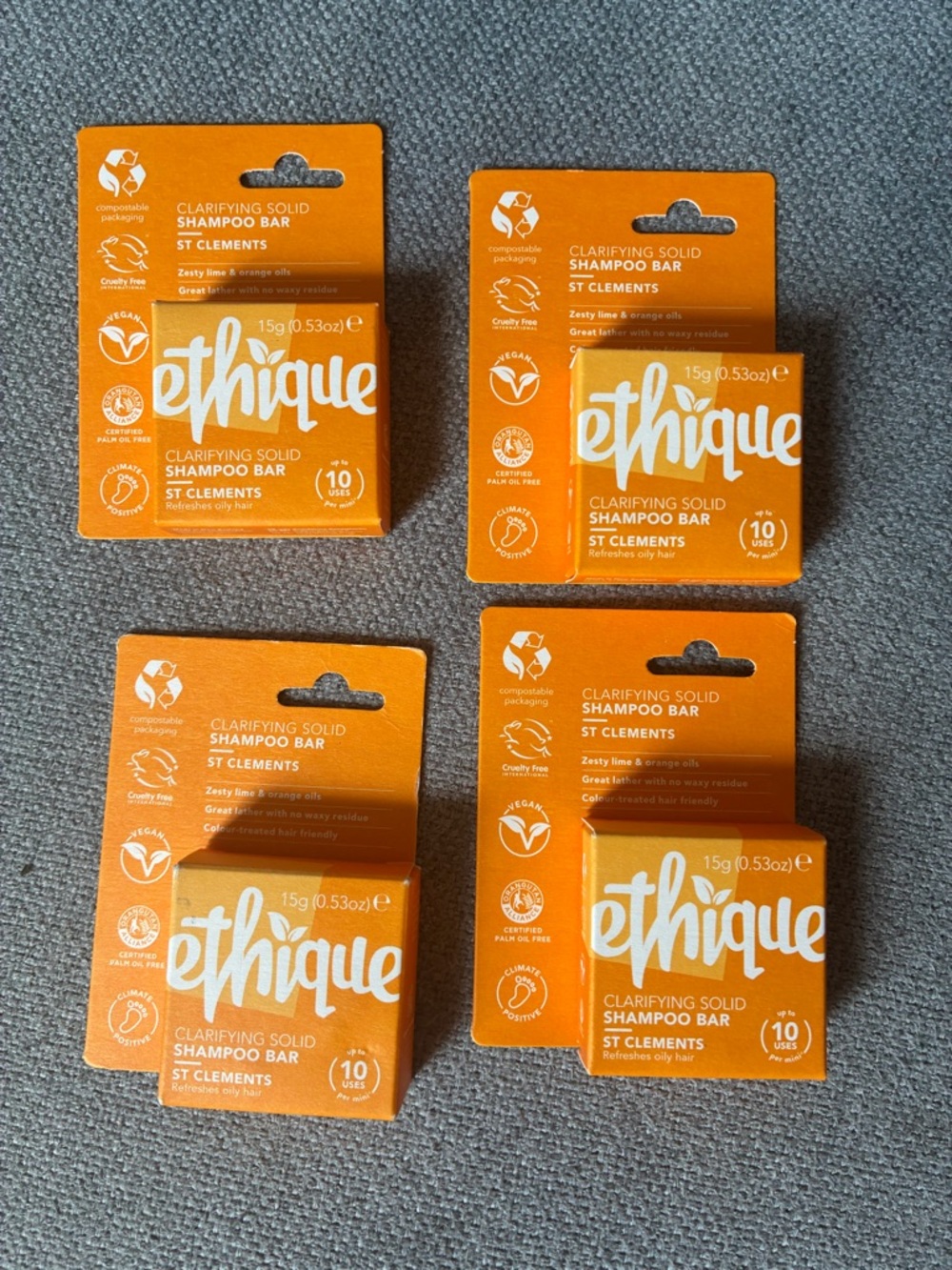 Ethique Clarifying Solid Shampoo Bar - Orange